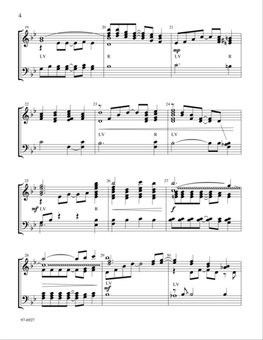 What a Friend We Have in Jesus (Lamb) Handbell Choir scores gallery preview page 4