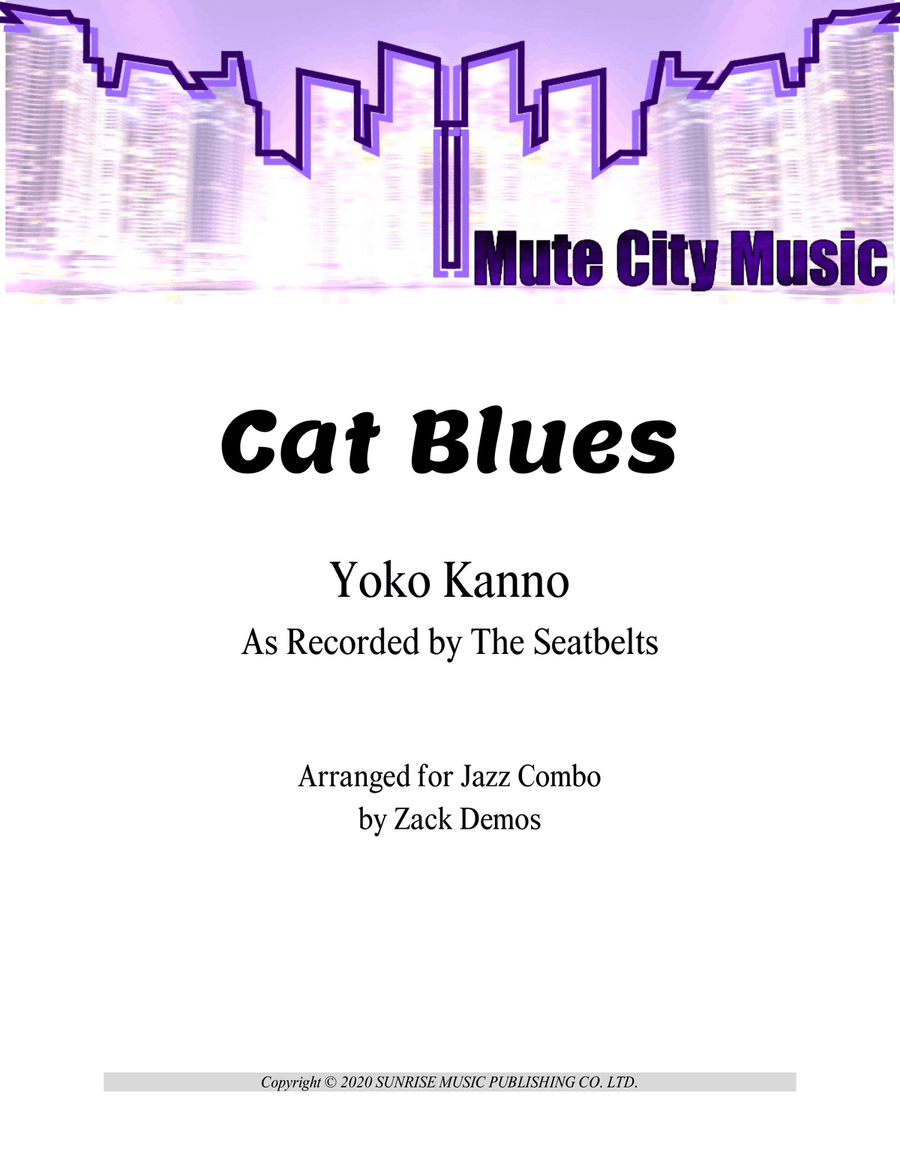 Cat Blues Jazz Ensemble scores gallery preview page 1