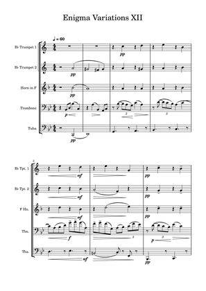 XII - B.G.N - Enigma Variations - Brass Quintet