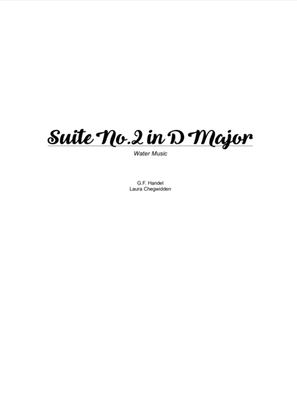Book cover for Water Music - Suite 2 in D Major for String Quartet