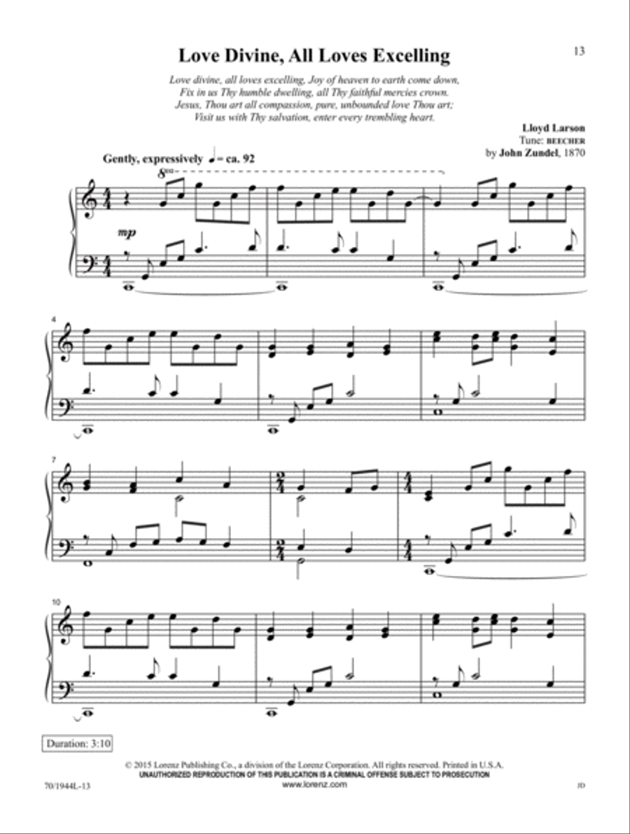 The Triumphs of His Grace Piano Solo scores gallery preview page 6