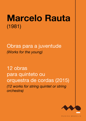 Book cover for 12 obras para quinteto ou orquestra de cordas