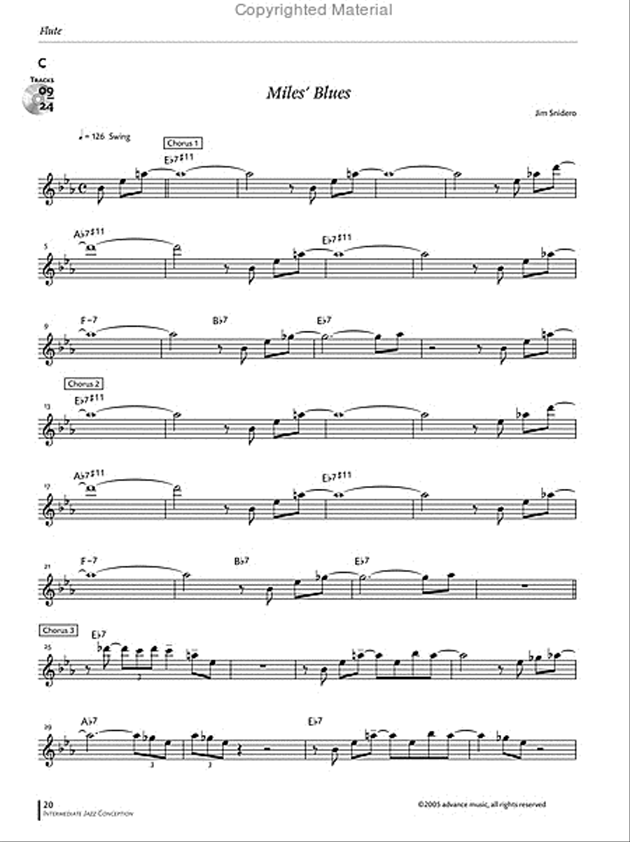 Intermediate Jazz Conception -- Flute Flute scores gallery preview page 8