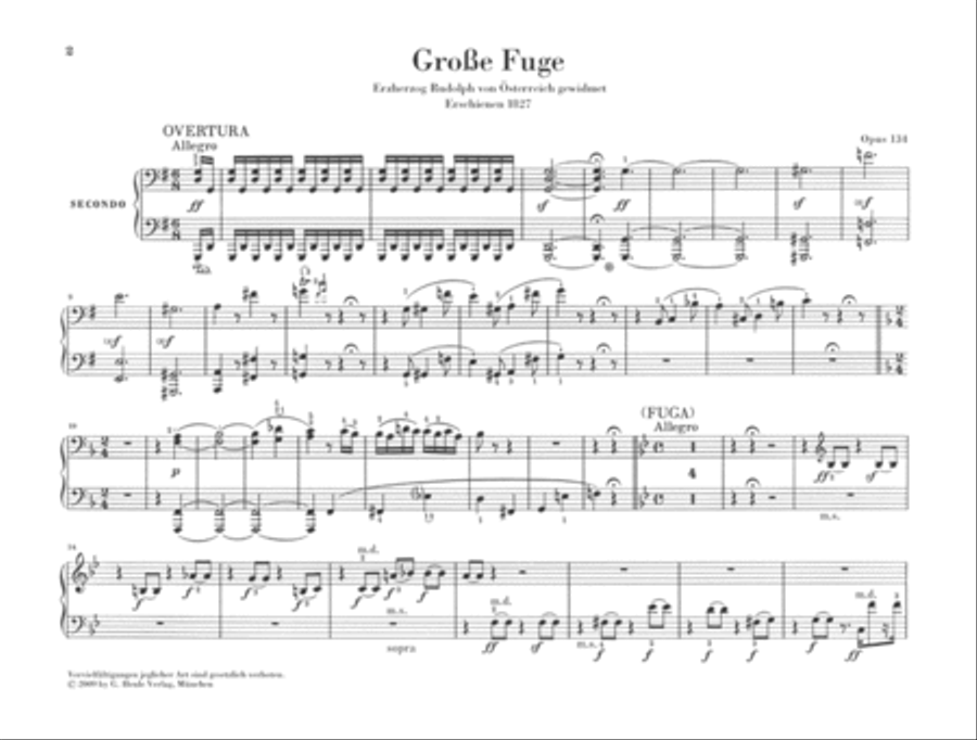 Grand Fugue, Op. 134 Piano Solo scores gallery preview page 2