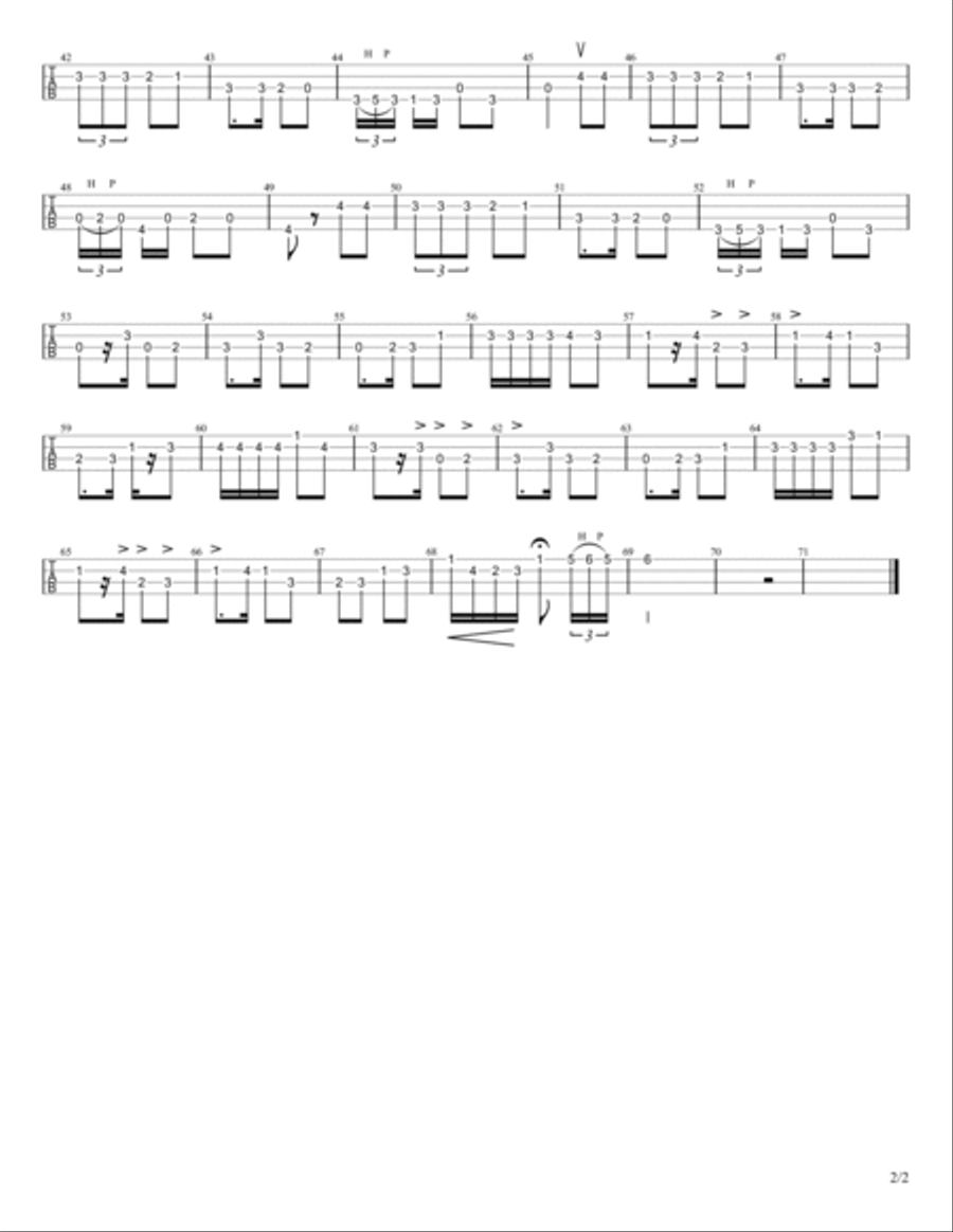 Habanera - Bizet - Ukulele Ensemble Ukulele scores gallery preview page 5