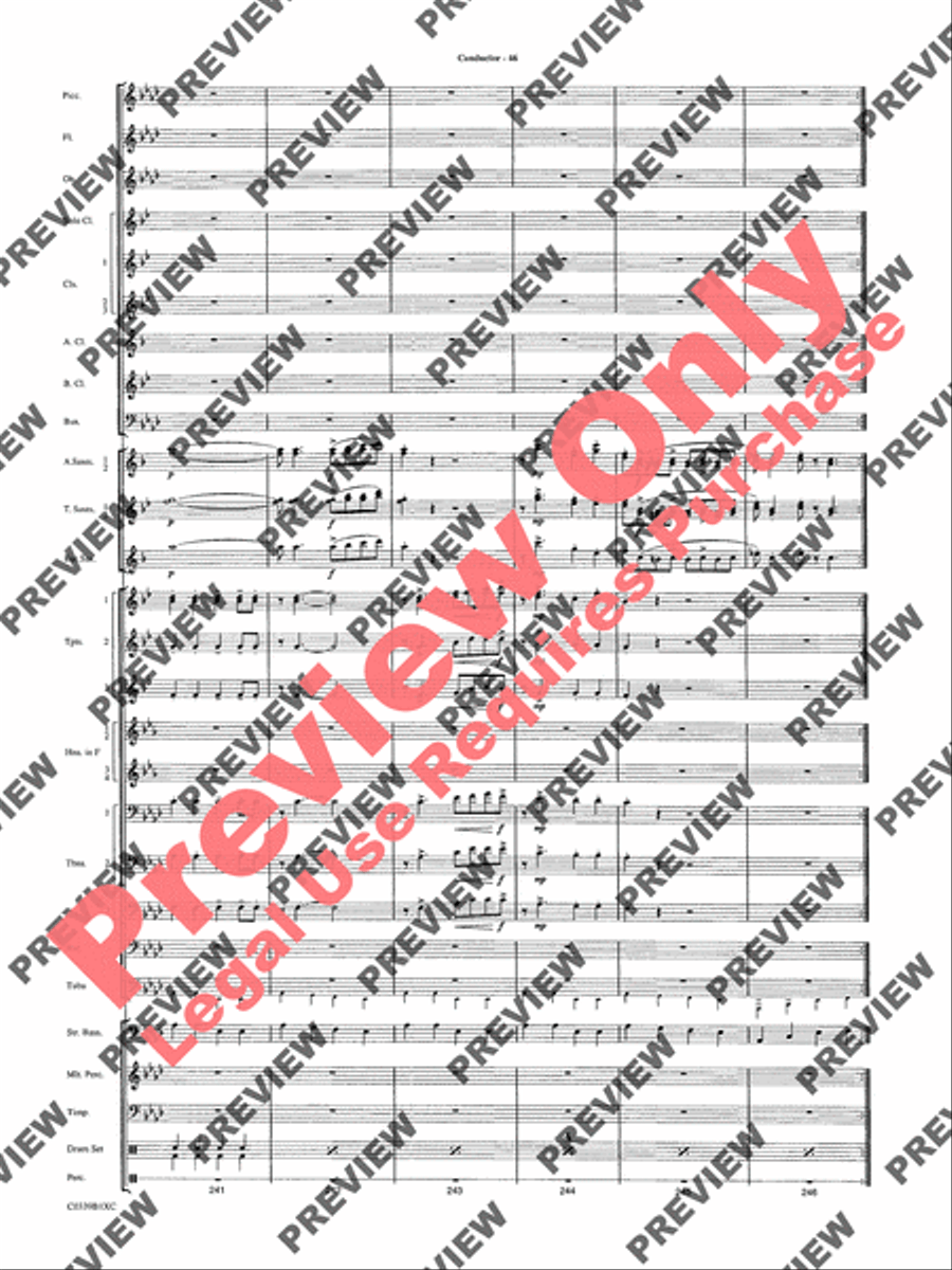 In the Miller Mood Concert Band scores gallery preview page 49