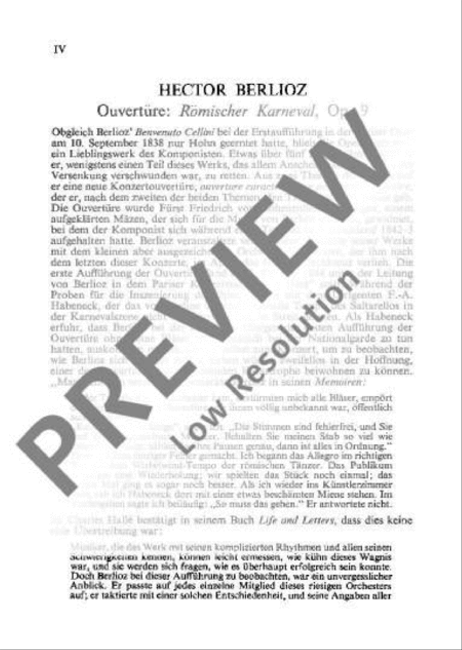 The Roman Carnival Orchestra scores gallery preview page 5