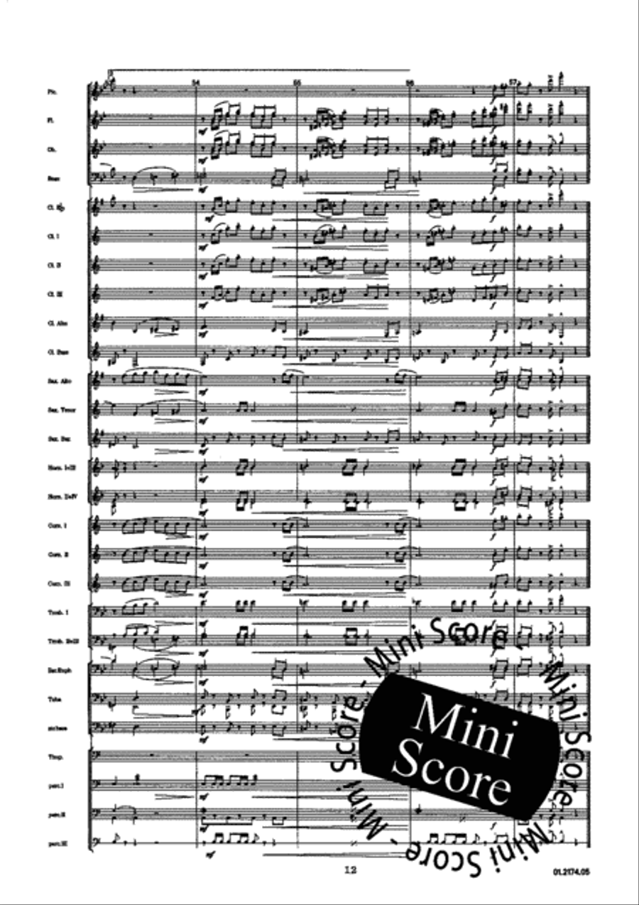 Saludos de Barcelona Concert Band scores gallery preview page 16