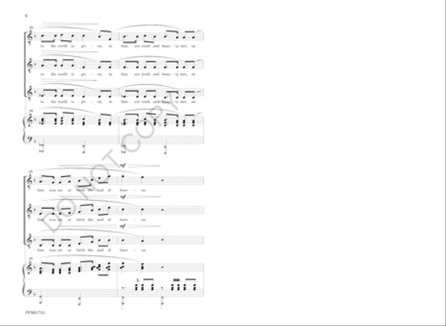 Away in a Manger Choir scores gallery preview page 9