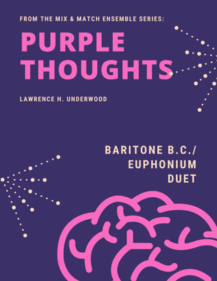 Book cover for Purple Thoughts