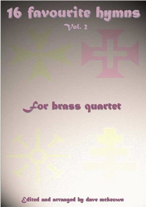 Book cover for 16 Favourite Hymns for Brass Quartet (Vol 2.)