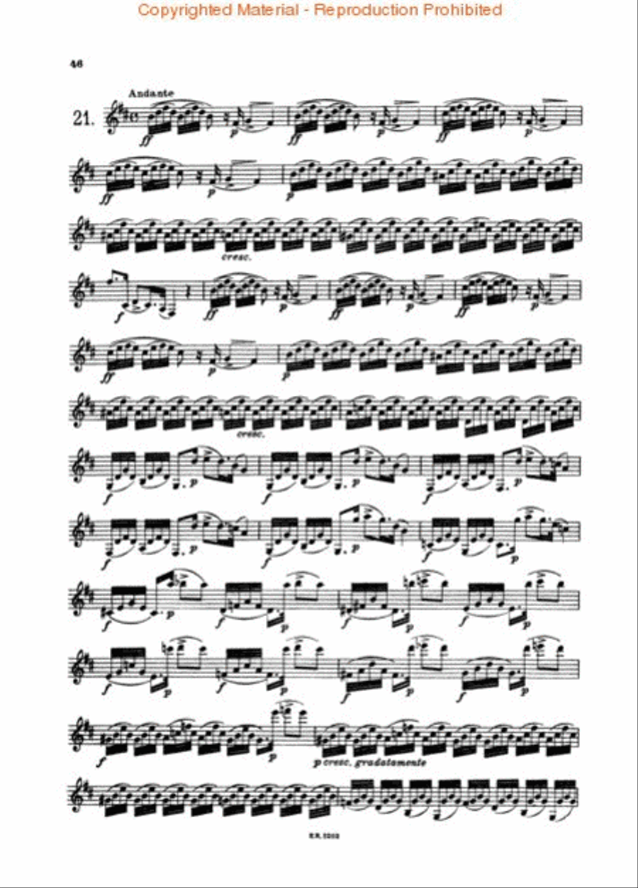 30 Capriccios 30 Capriccios Clarinet Solo scores gallery preview page 4