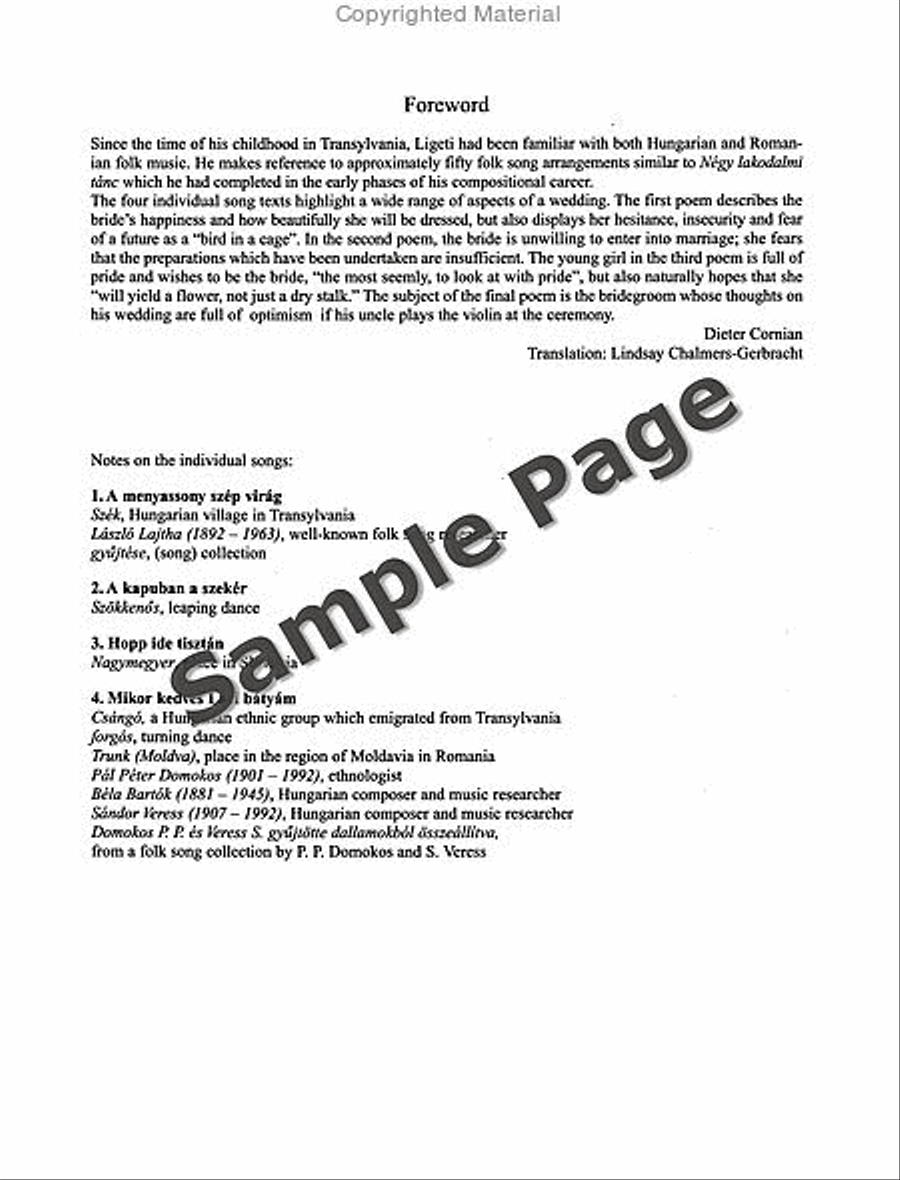 Four Wedding Dances Choir scores gallery preview page 7