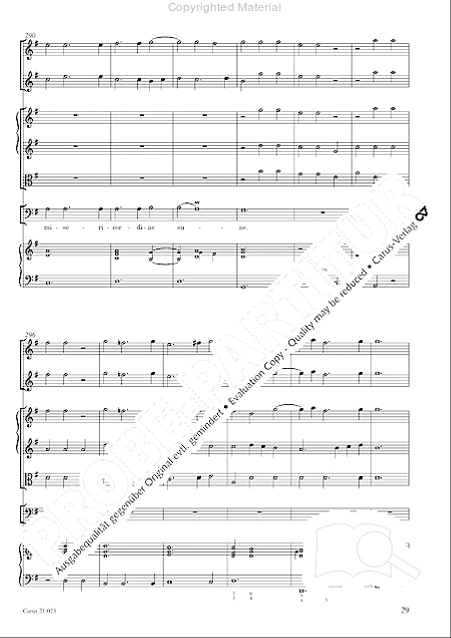 Magnificat in G SATTB scores gallery preview page 31