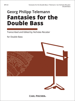 Book cover for Fantasies for the Double Bass