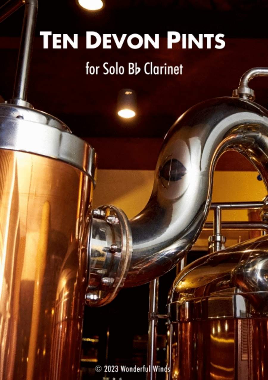 Ten Devon Pints B-Flat Clarinet scores gallery preview page 1