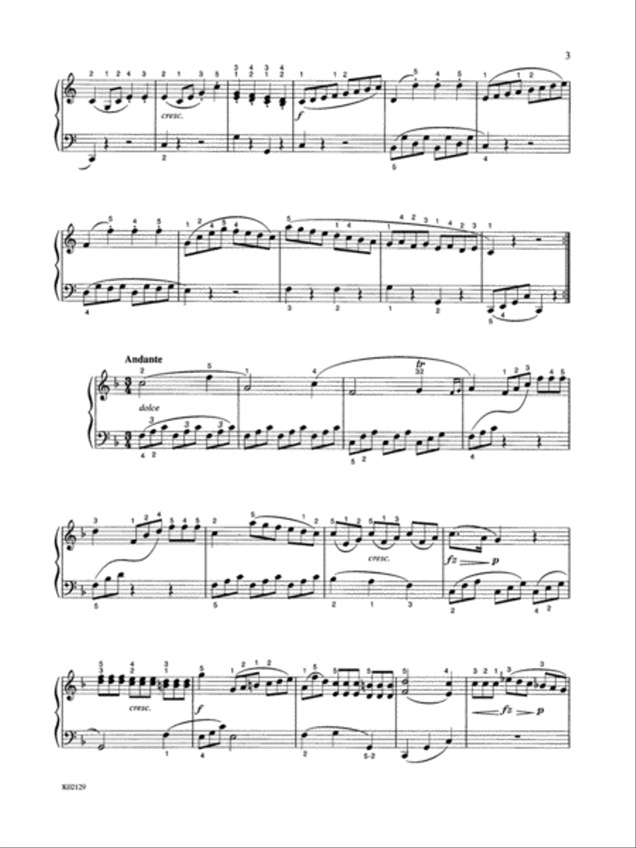 Six Sonatinas, Op. 36 Piano Solo scores gallery preview page 4