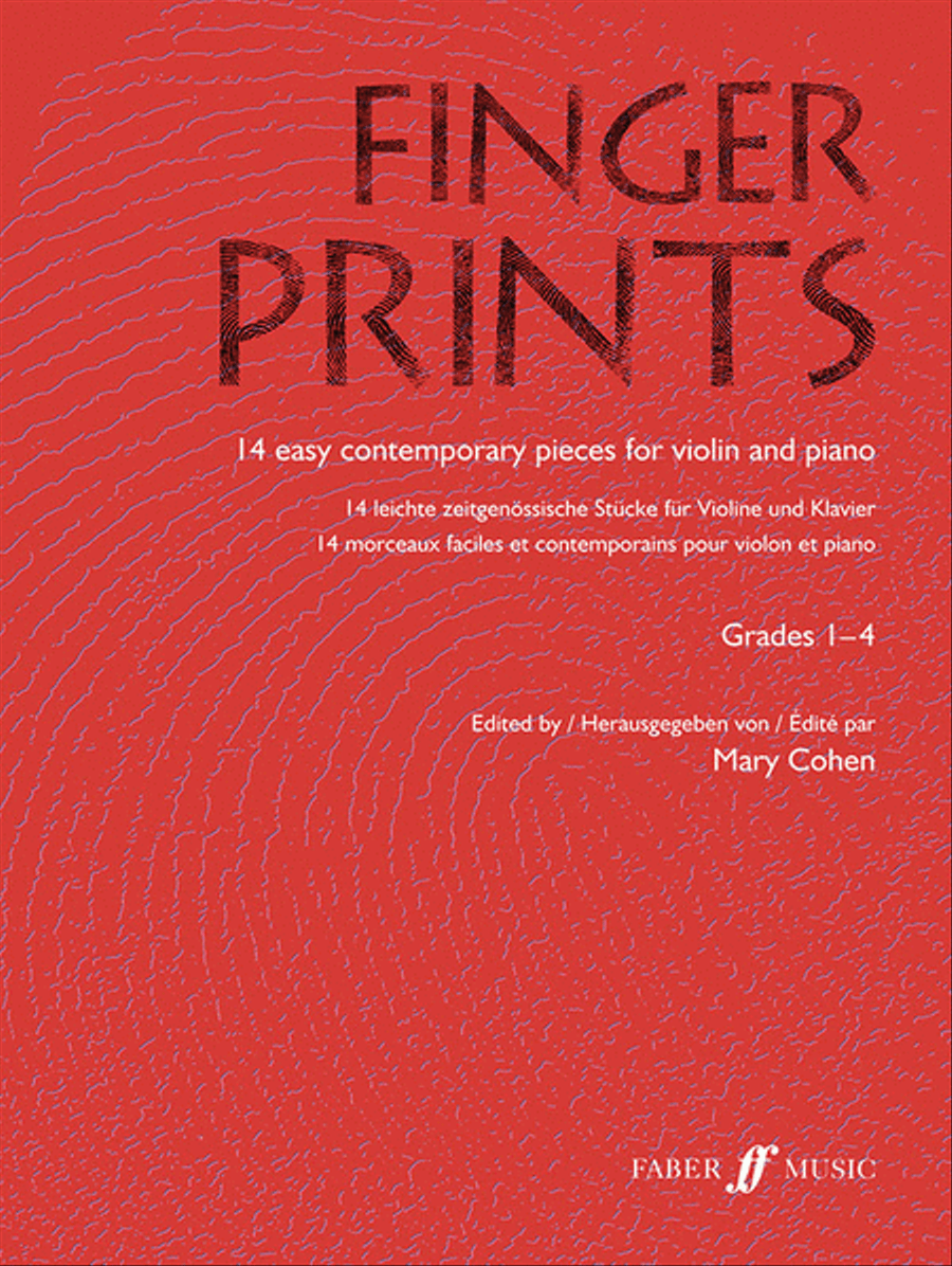 Fingerprints for Violin and Piano Violin Solo scores gallery preview page 1
