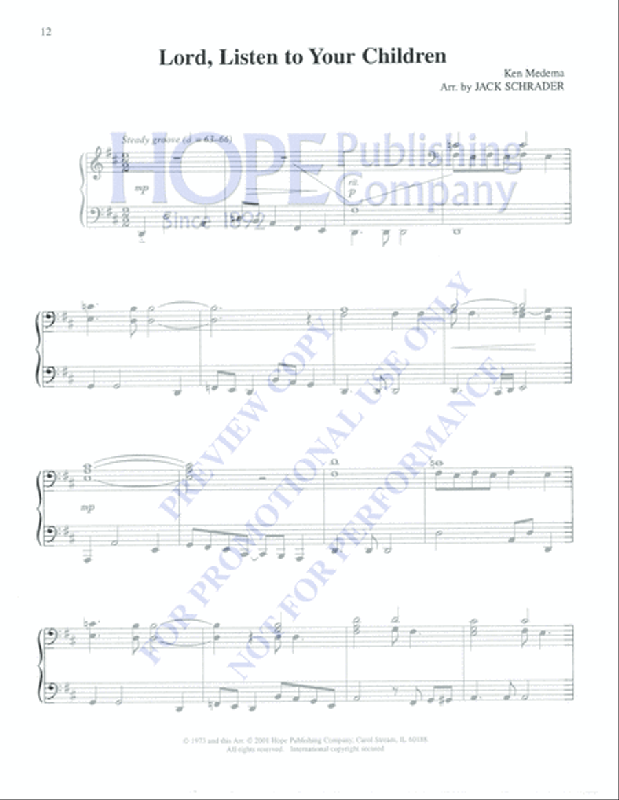 Amazing Grace Amazing Grace Piano Solo scores gallery preview page 18