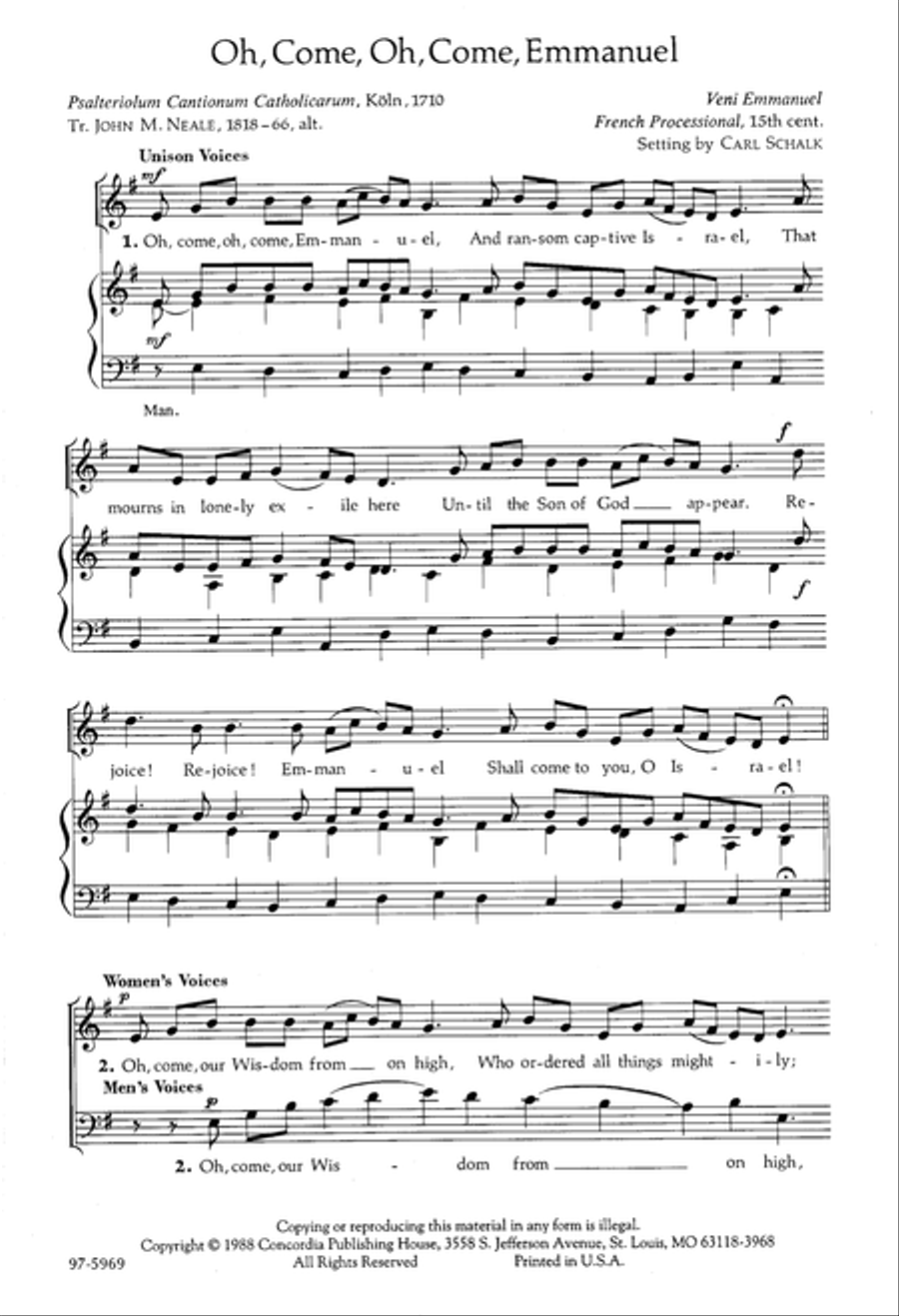A Third Crown Choir Book 3-Part scores gallery preview page 3