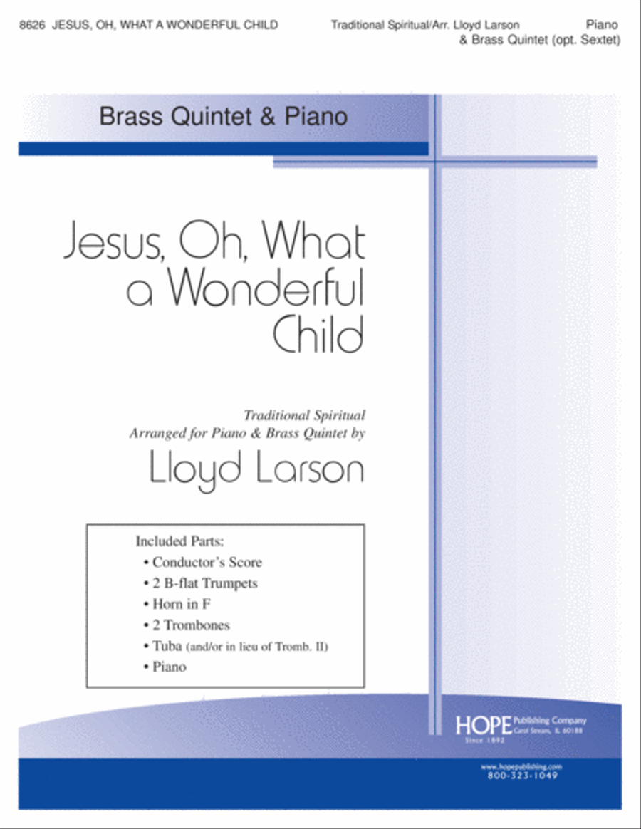 Jesus, Oh, What a Wonderful Child Children's Choir scores gallery preview page 2