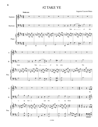 Take, Ye,-SATB/Organ-No. 2 hymn (Christ, Our Passover Cantata) Suitable for "Communion"