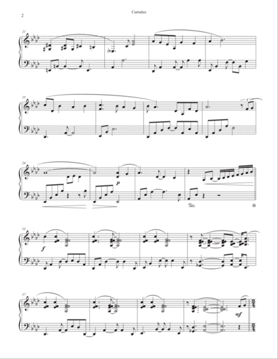 Cumulus Piano Solo scores gallery preview page 3