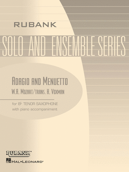Adagio And Menuetto - B Flat Tenor Saxophone Solos With Piano