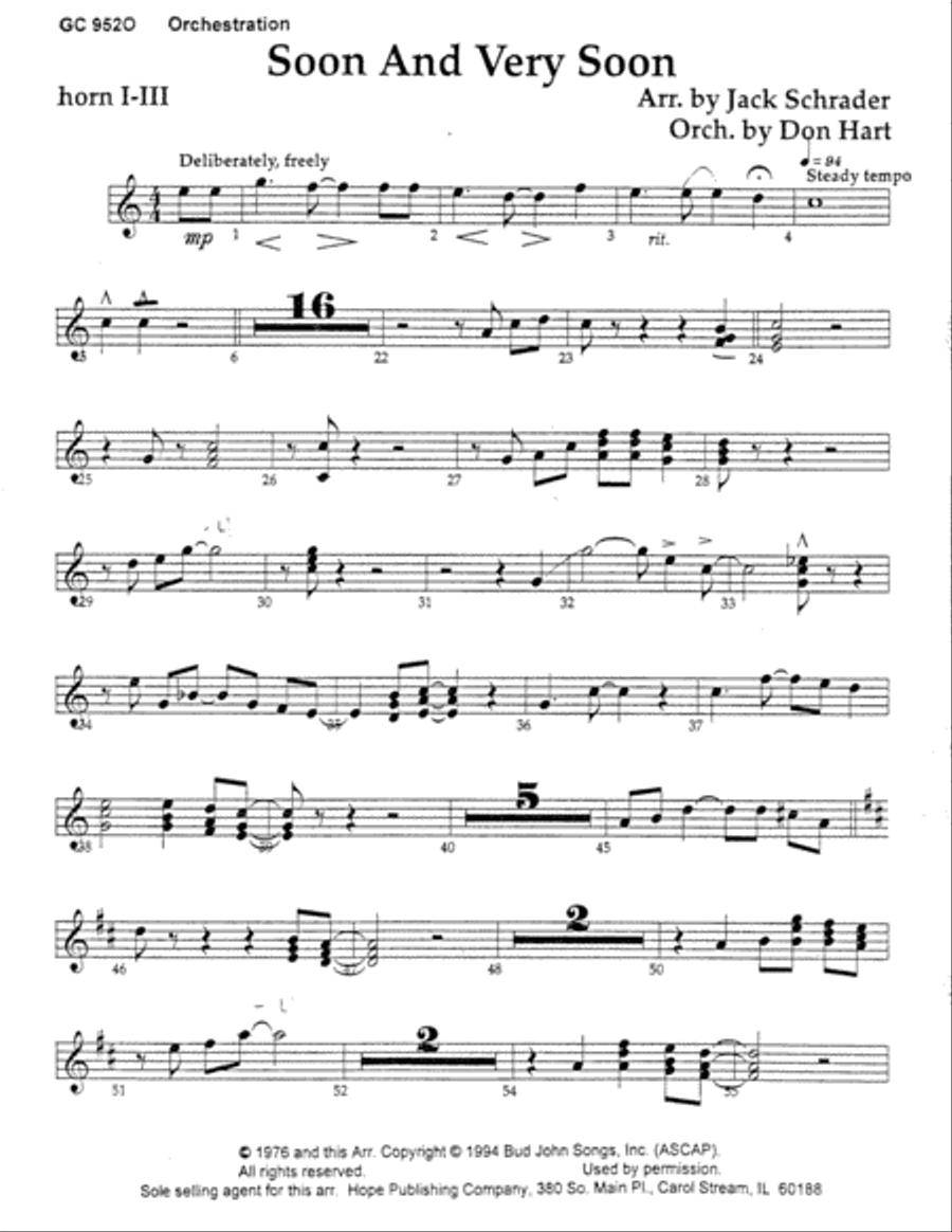 Soon and Very Soon Choir scores gallery preview page 19
