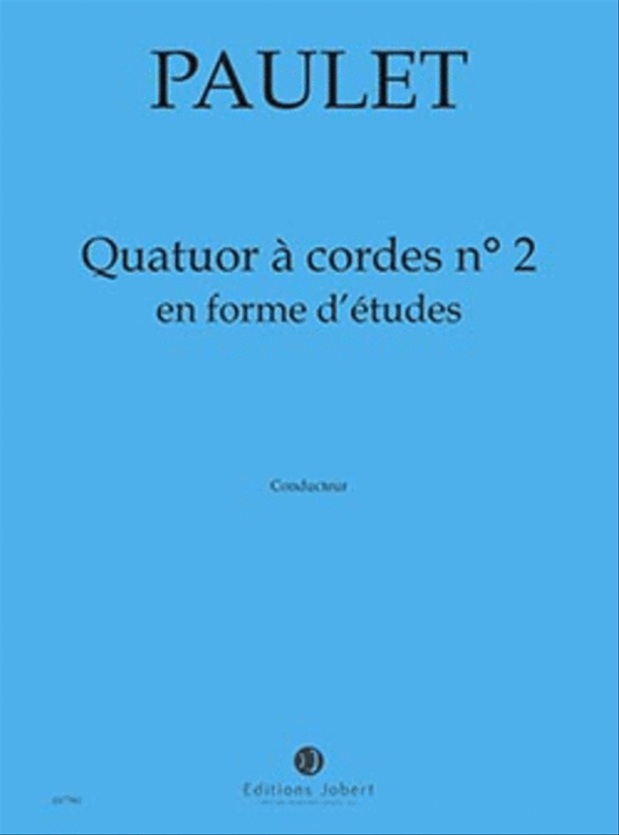 Quatuor a cordes No. 2 en forme d'etudes String Quartet scores gallery preview page 1