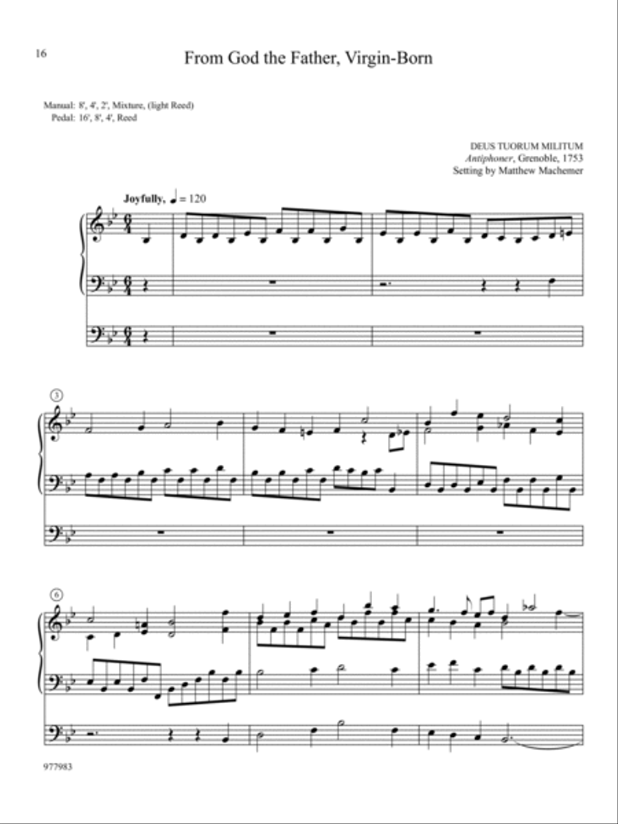 Bursts of Acclamation: Eight Organ Preludes for the Church Year Organ scores gallery preview page 5