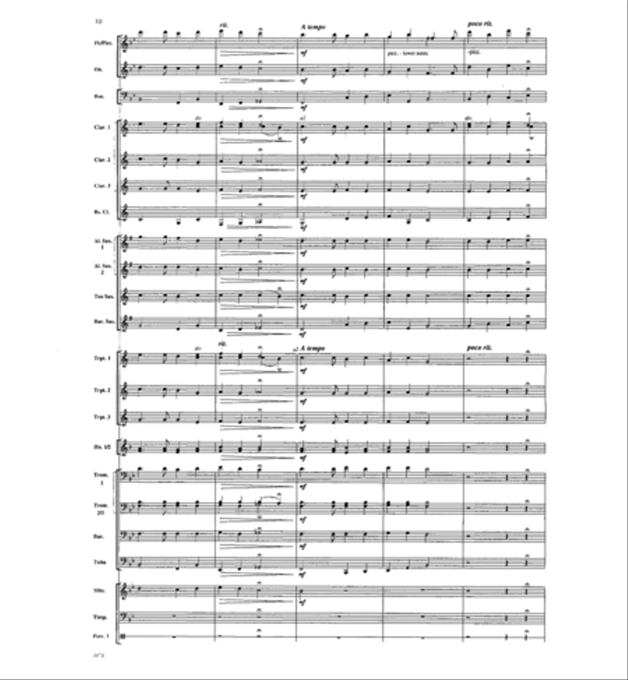 How Firm Thy Friendship Concert Band scores gallery preview page 13