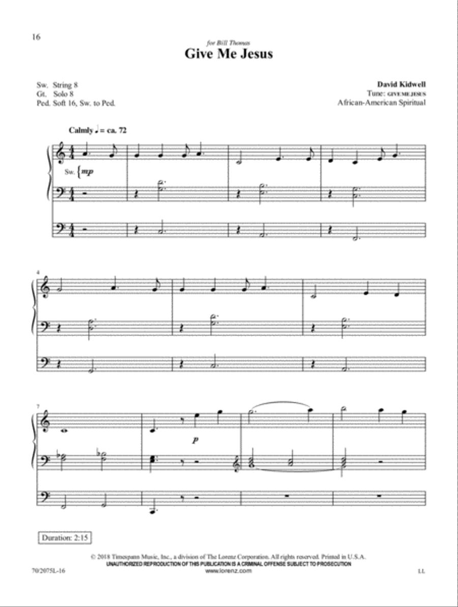 That Promised Land Organ Solo scores gallery preview page 6