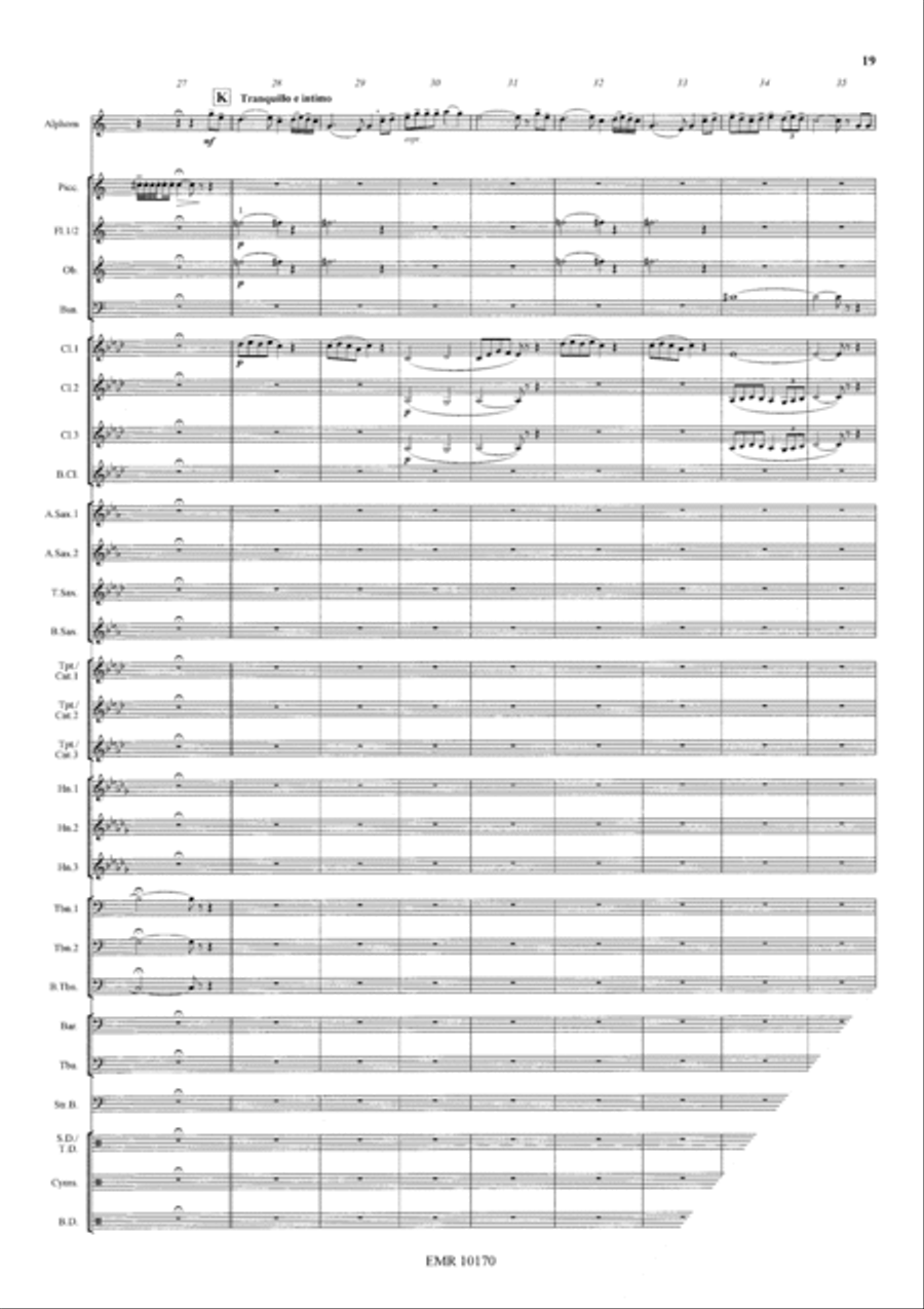 Sinfonietta Alpestre Concert Band scores gallery preview page 10