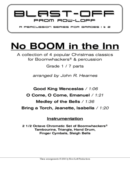 No BOOM in the Inn (Blast Off Series)