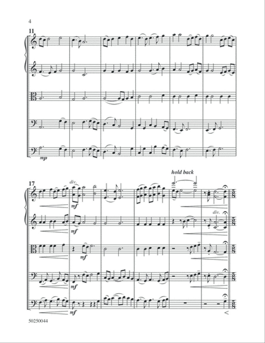 Five by Five String Orchestra scores gallery preview page 4