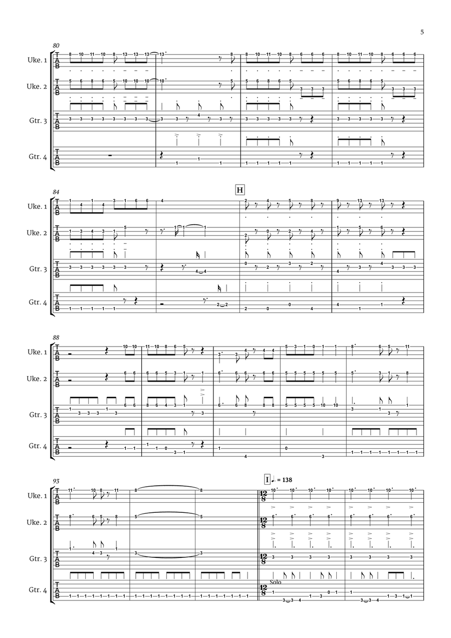 Bohemian Rhapsody Guitar scores gallery preview page 6
