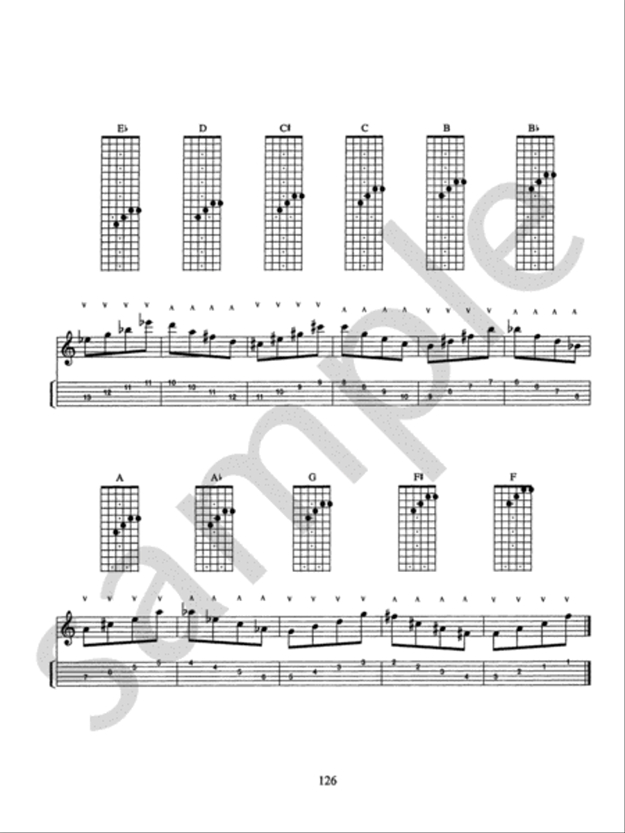 The Guitar Grimoire: The Exercise Book Guitar Tablature scores gallery preview page 19