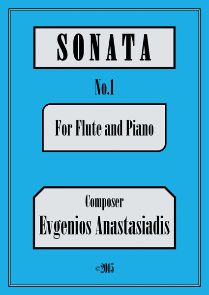 Sonata no.1 - for Flute and Piano (2015) image number null