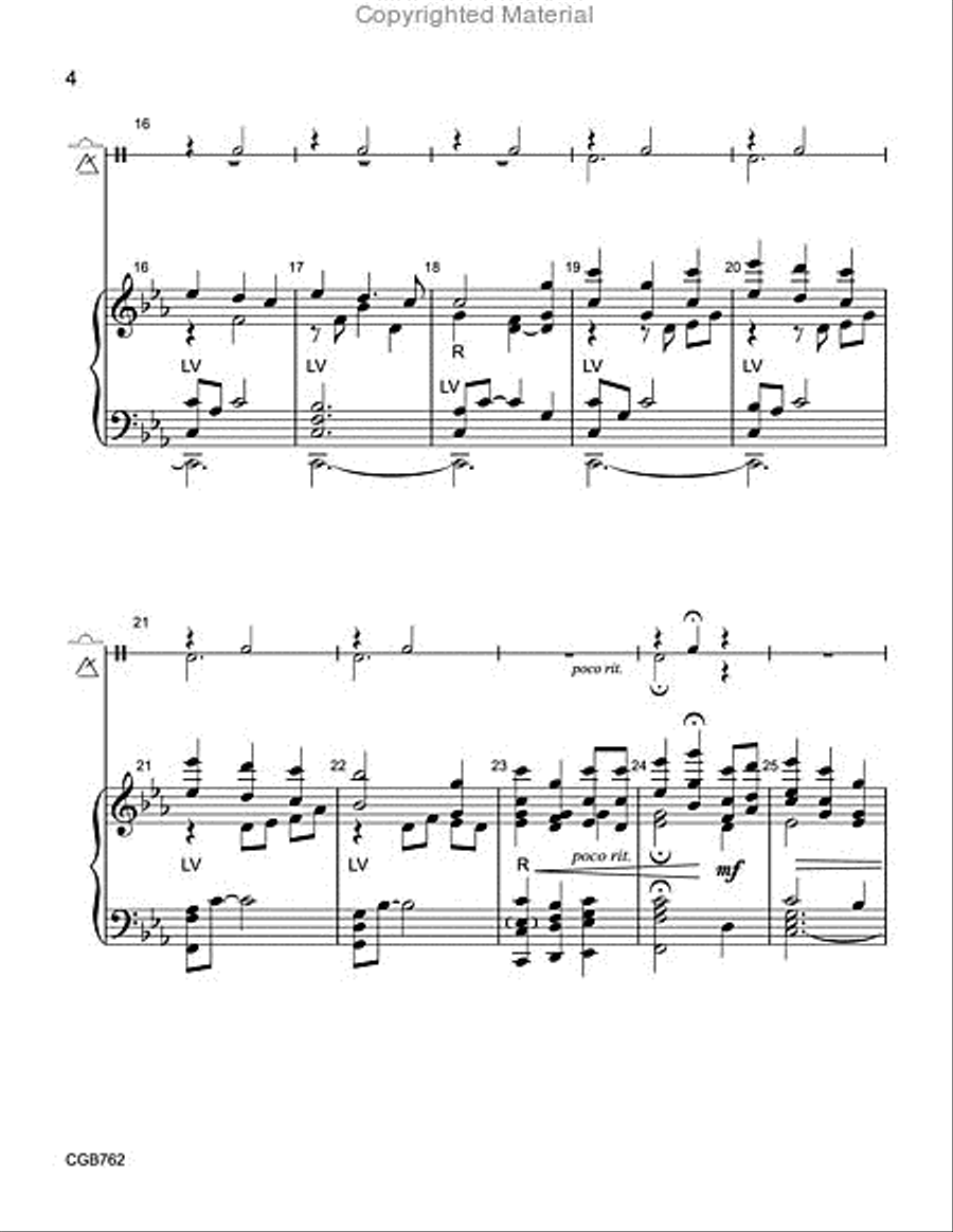 I Wonder as I Wander (3-5 octaves) 5-Octaves scores gallery preview page 4
