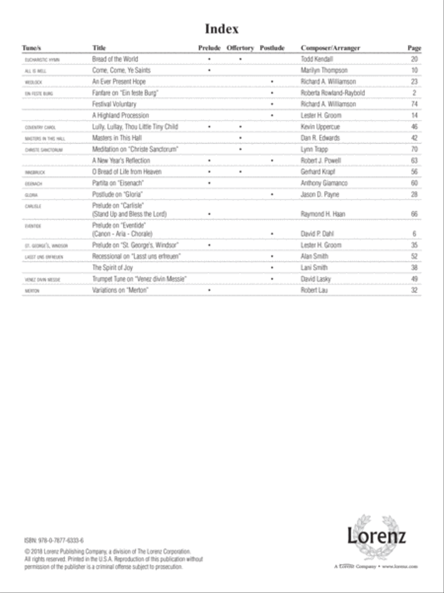 The Sacred Organ Library, Vol. 4 Organ Solo scores gallery preview page 2