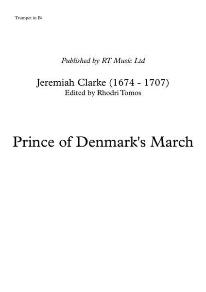Clarke - Prince of Denmark's March - solo trumpet parts