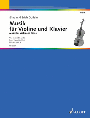 Book cover for Music for Violin and Piano