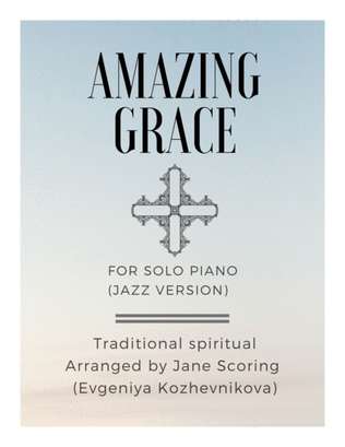 Book cover for Amazing Grace Jazz Version