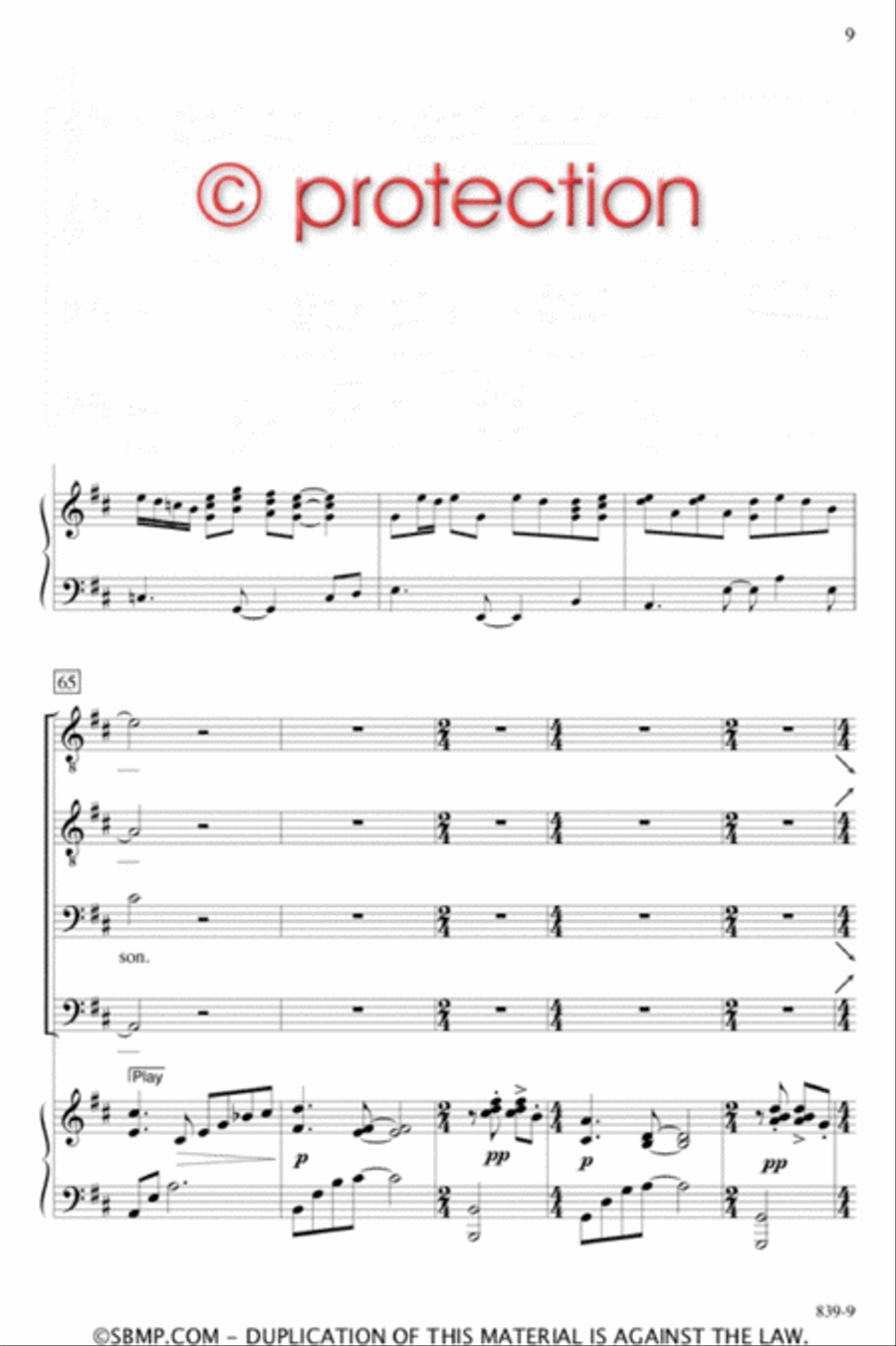 Kyrie eleison - TTBB Octavo TTBB scores gallery preview page 8