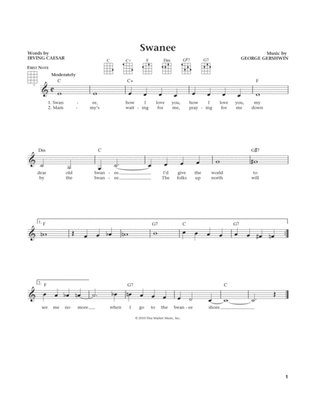 Swanee (from The Daily Ukulele) (arr. Liz and Jim Beloff)