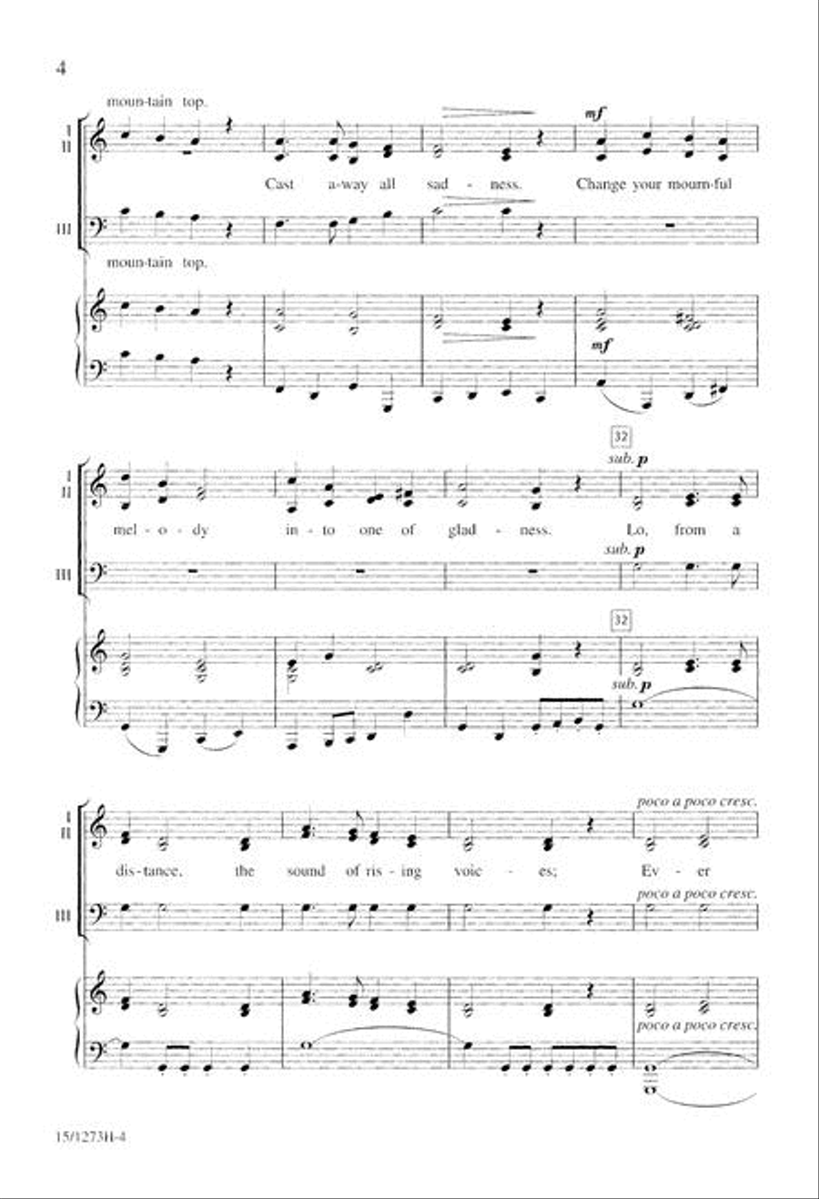 Sing a Joyful Song 3-Part scores gallery preview page 4
