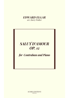 Book cover for Salut D' Amour for Contrabass and Piano