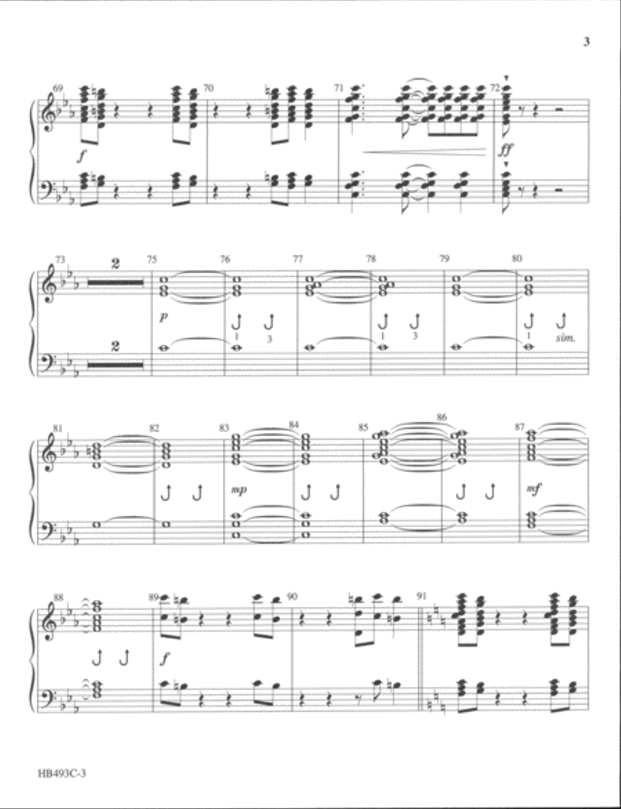 The Light of the World - handbell choir II Handbell Choir scores gallery preview page 4