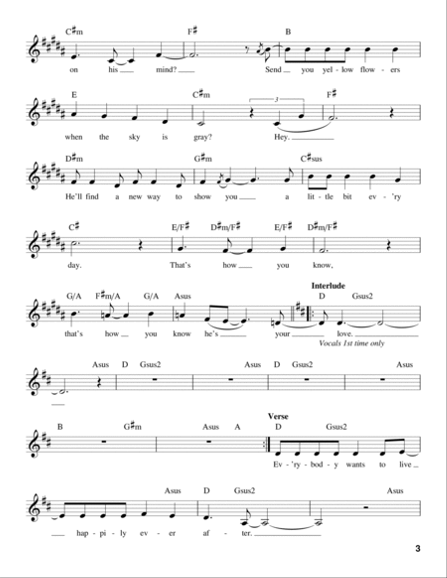 That's How You Know (from Enchanted) Voice scores gallery preview page 3